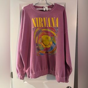 Oversized Nirvana sweatshirt Urban Outfitters XL